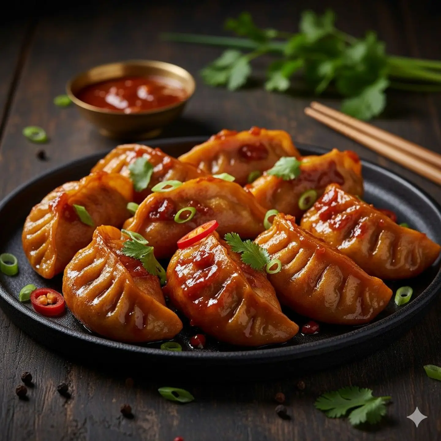 Chicken Chili Momos