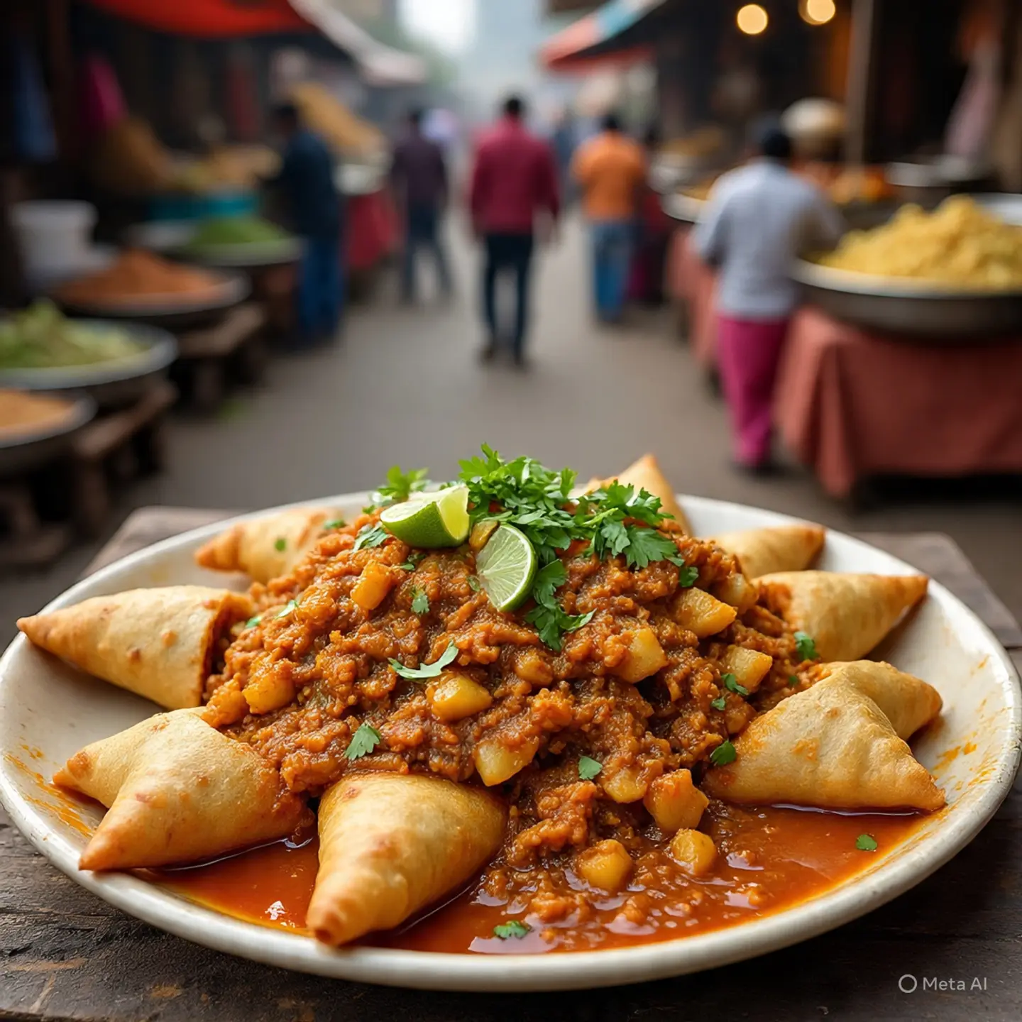 Ragda Samosa