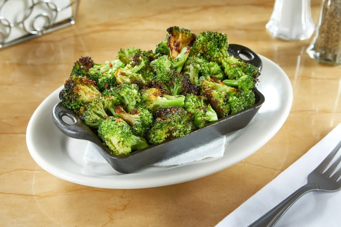بروكولي مشوي بالفرن