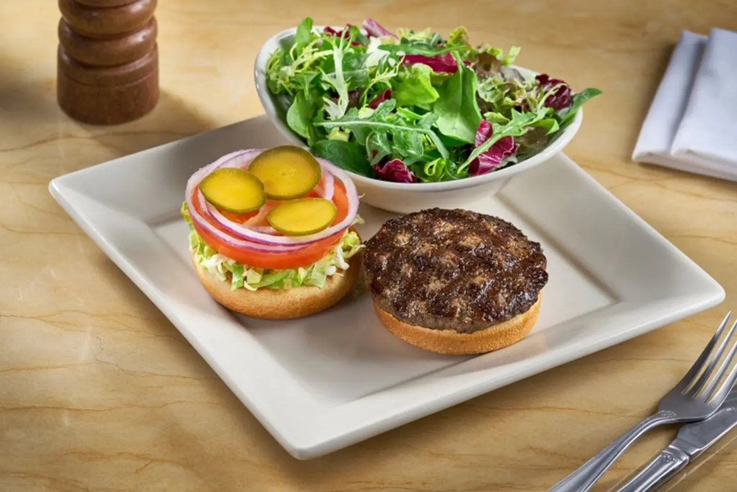 همبرغر سكيني ليشوس