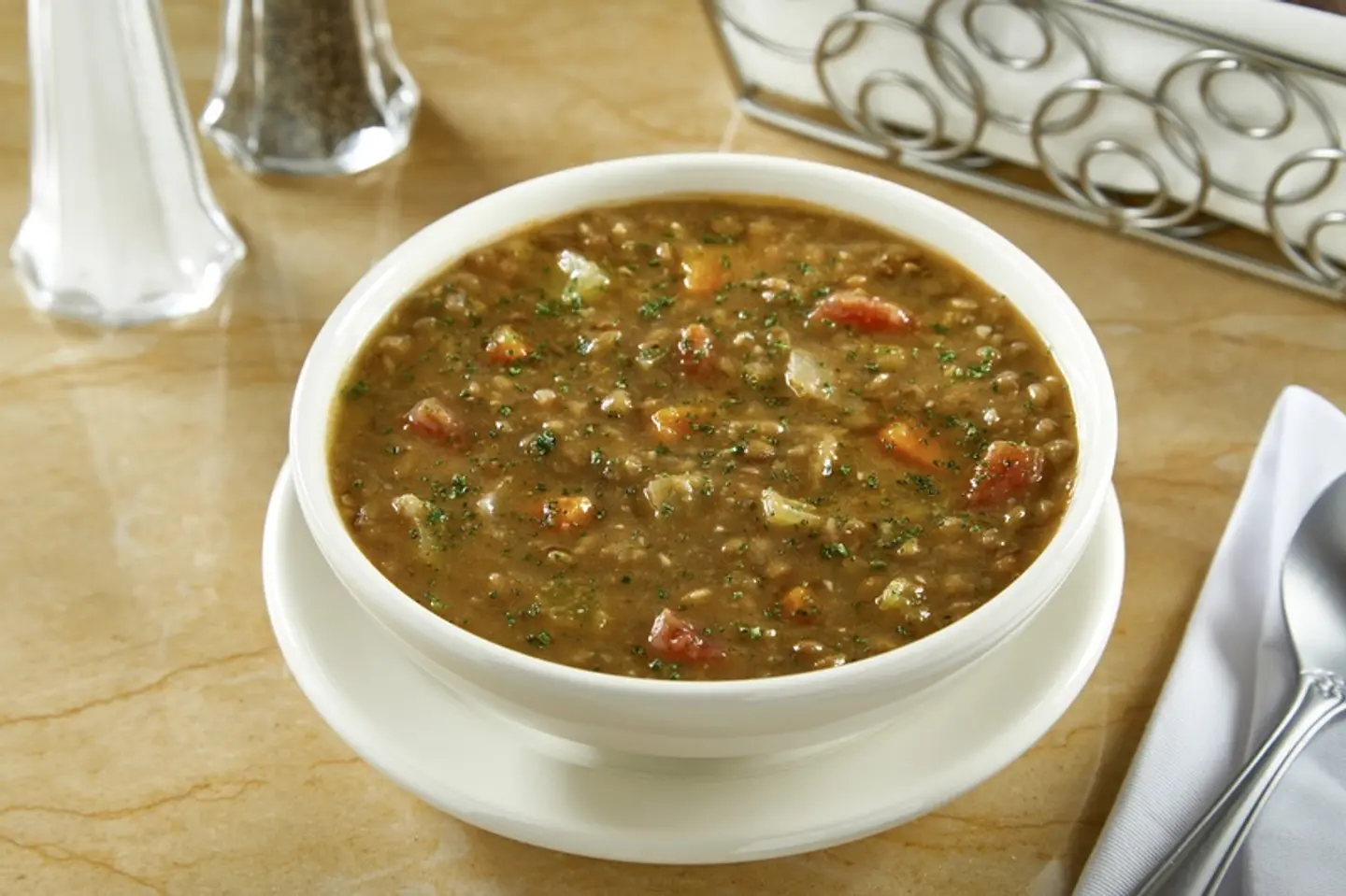 Soup Of The Day Rustic Lentil Soup