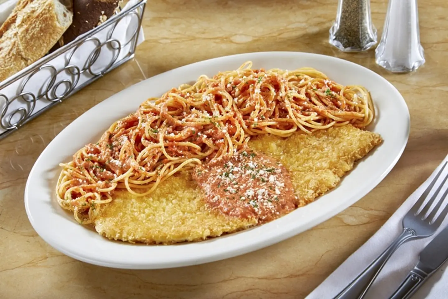 Crusted Chicken Romano