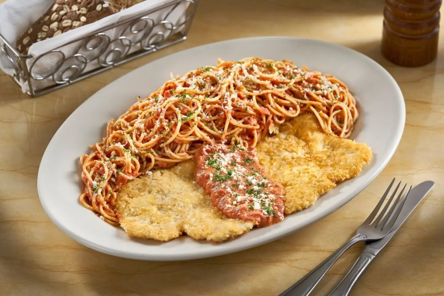 Crusted Chicken Romano