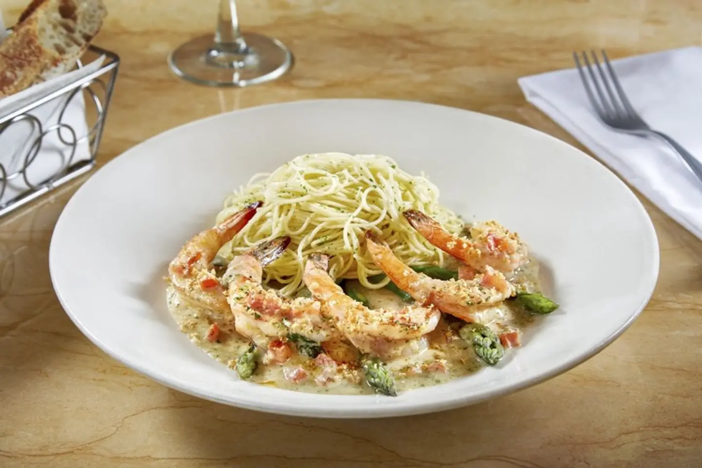 الروبيان باللّيمون والثوم