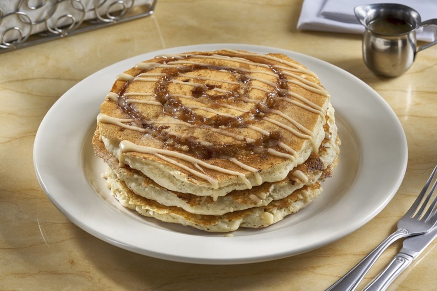 Cinnamon Roll Pancakes