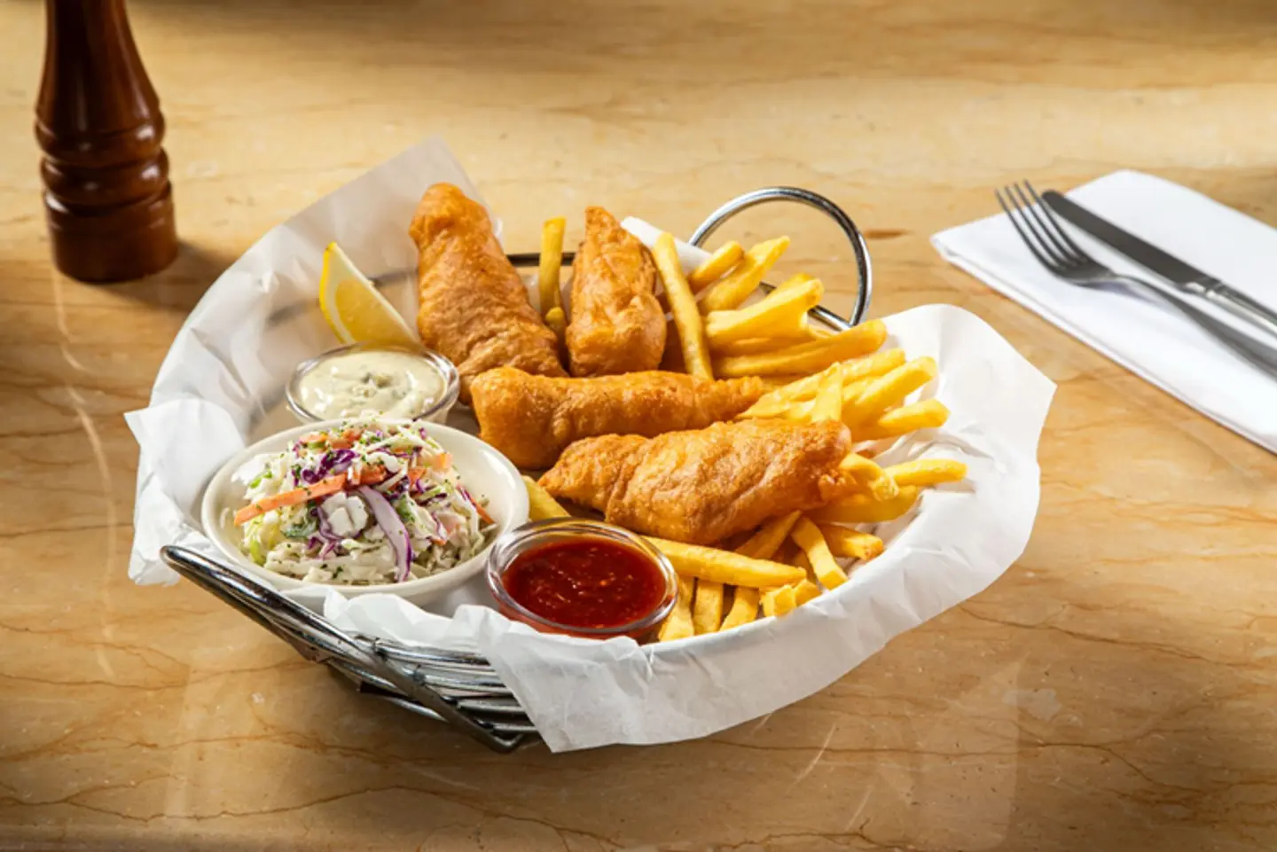 طبق الروبيان المقلي