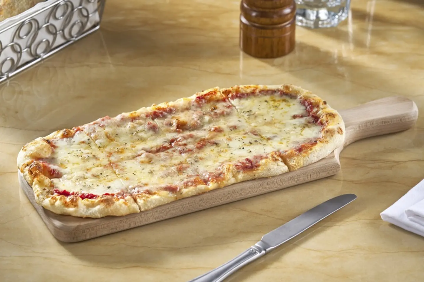Cheese Flatbread Pizza