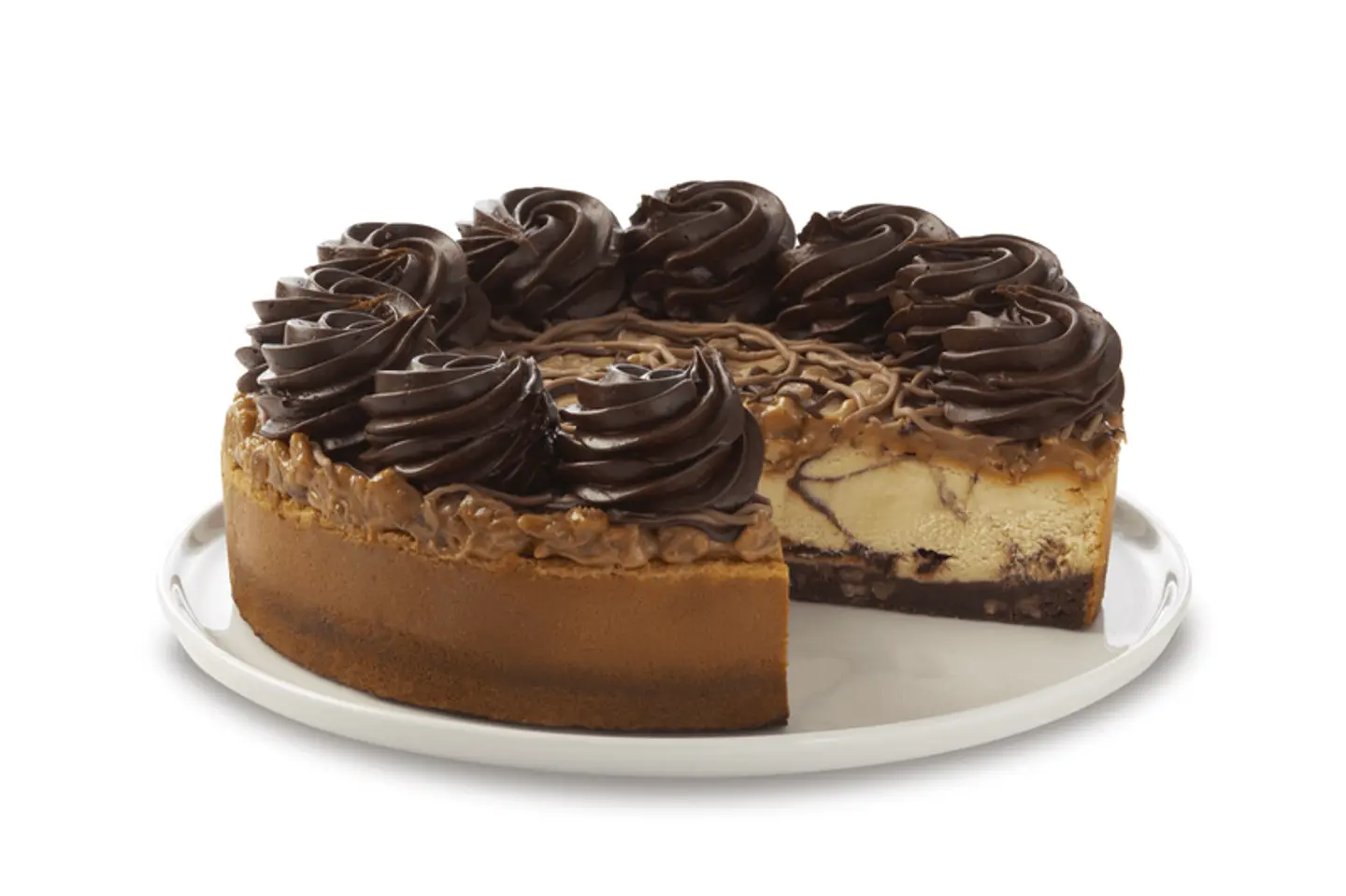Caramel Pecan Turtle Whole Cheesecakes