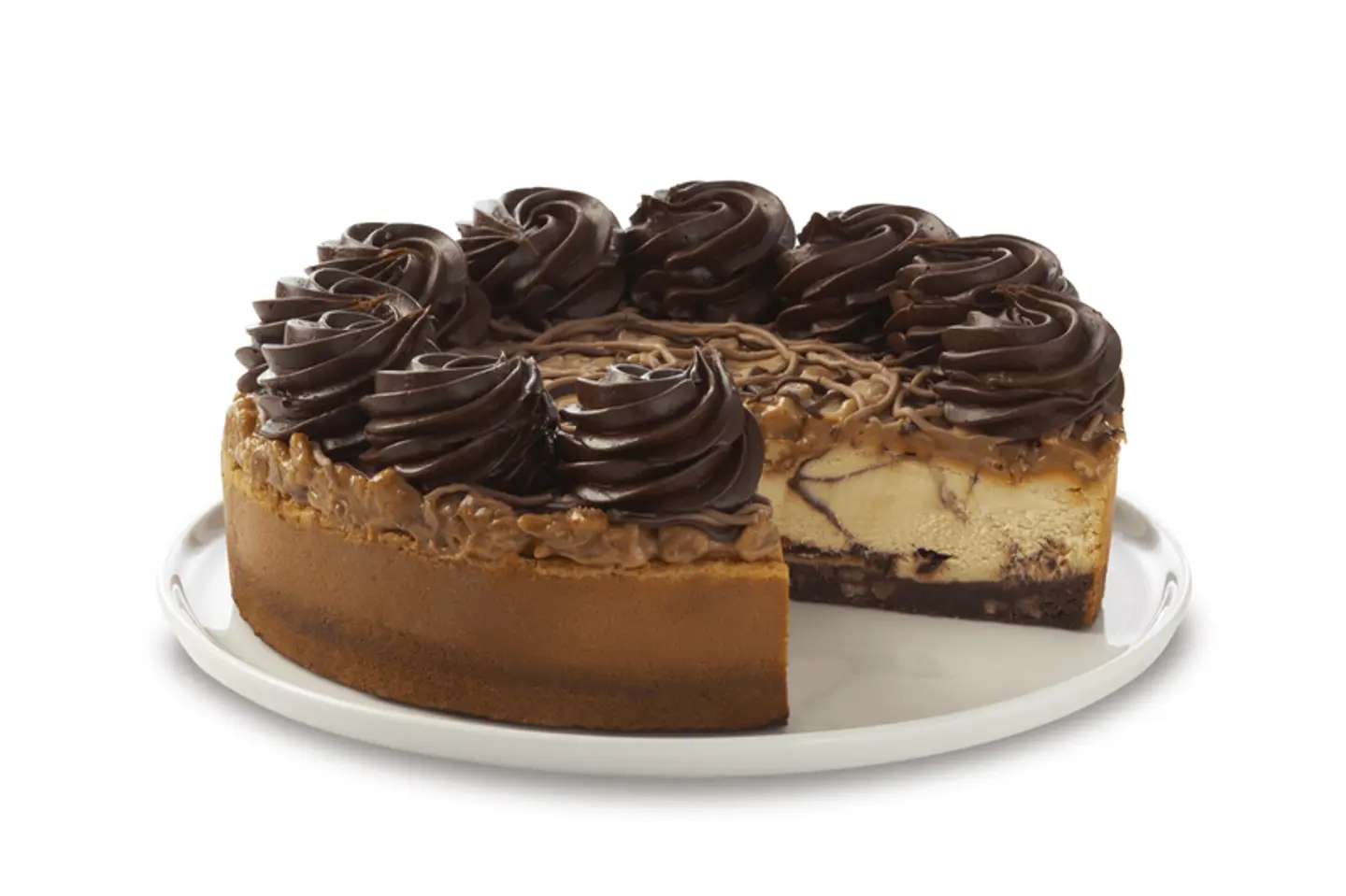 تشيز كيك كاملة بتيرتل كراميل الجوز