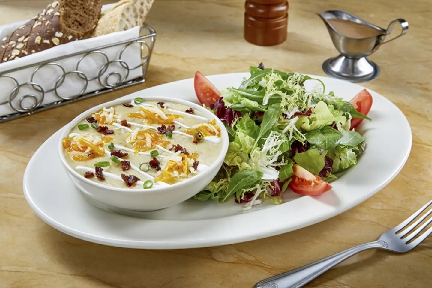 Lunch Soup And Salad