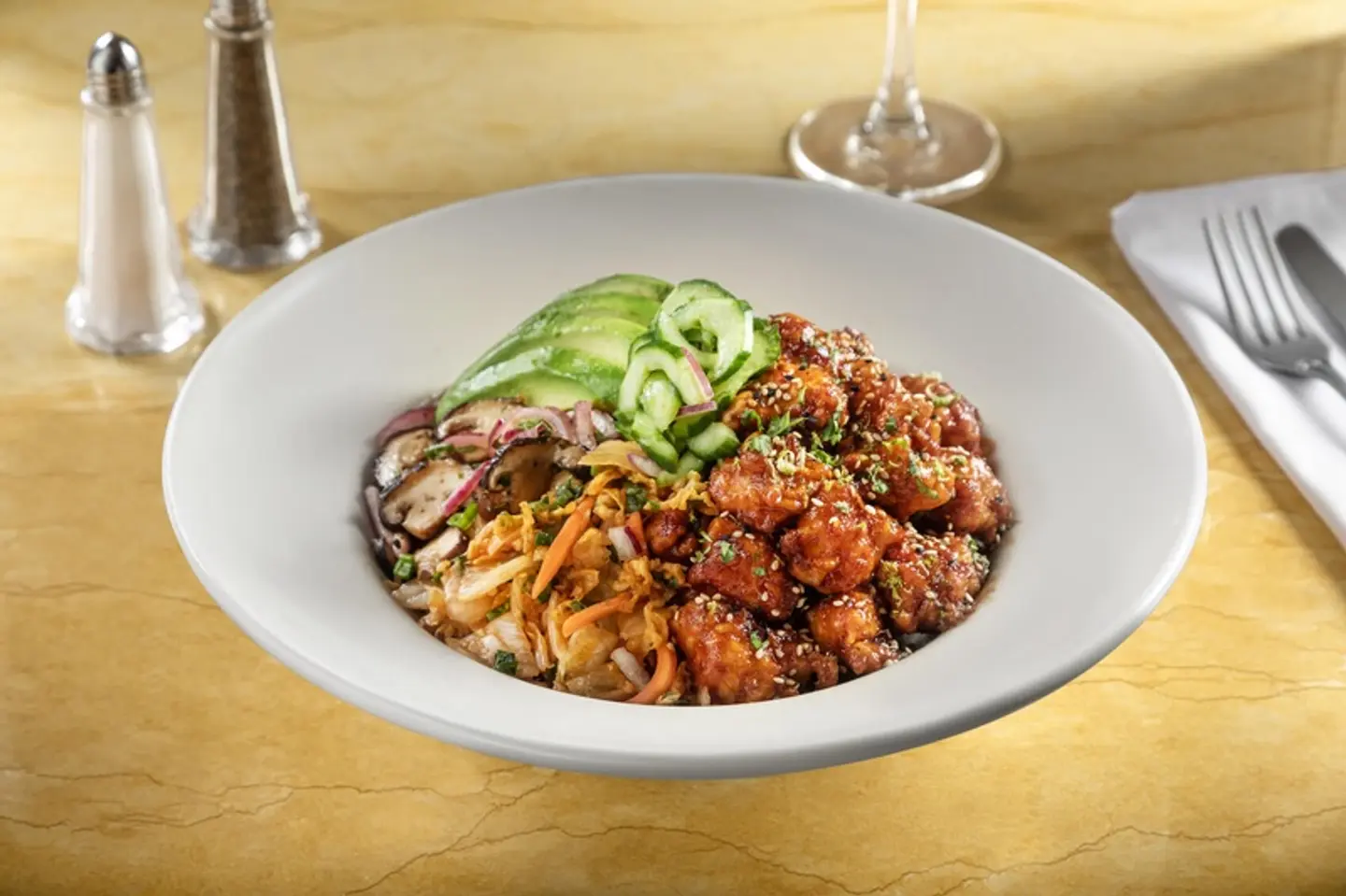 دجاج مقلي على الطريقة الكورية