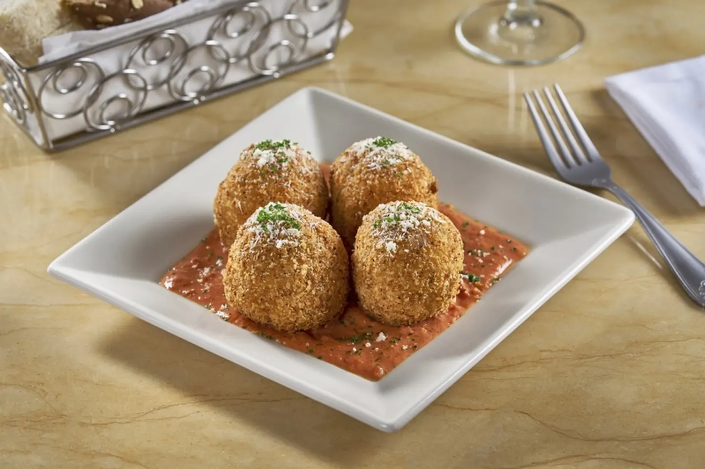 المعكرونة المقلية مع الجبنة