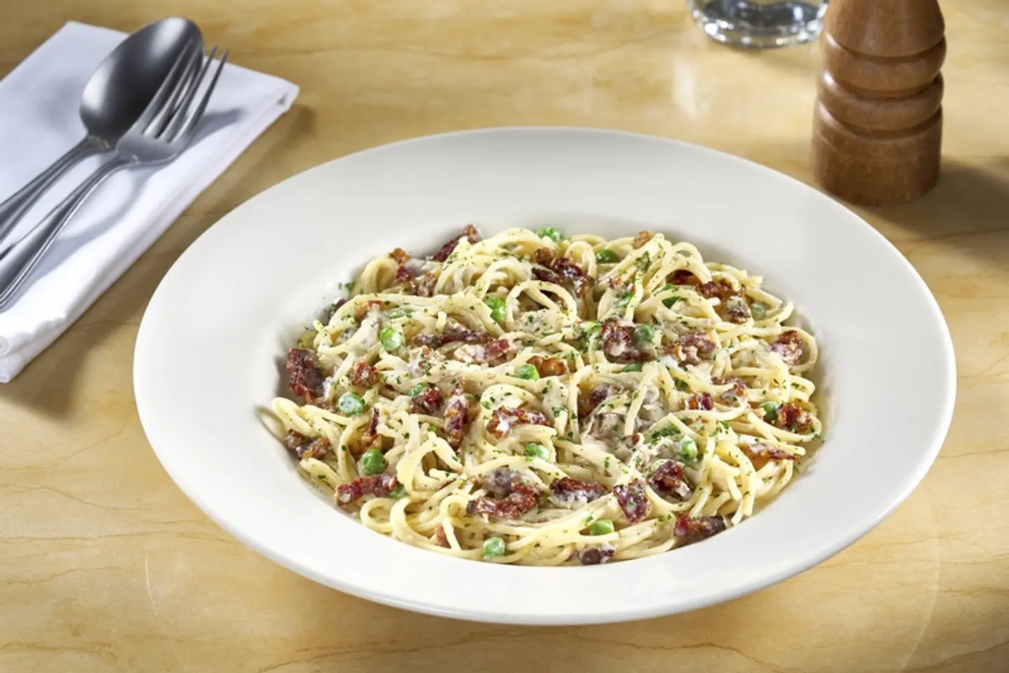 Pasta Carbonara With Chicken
