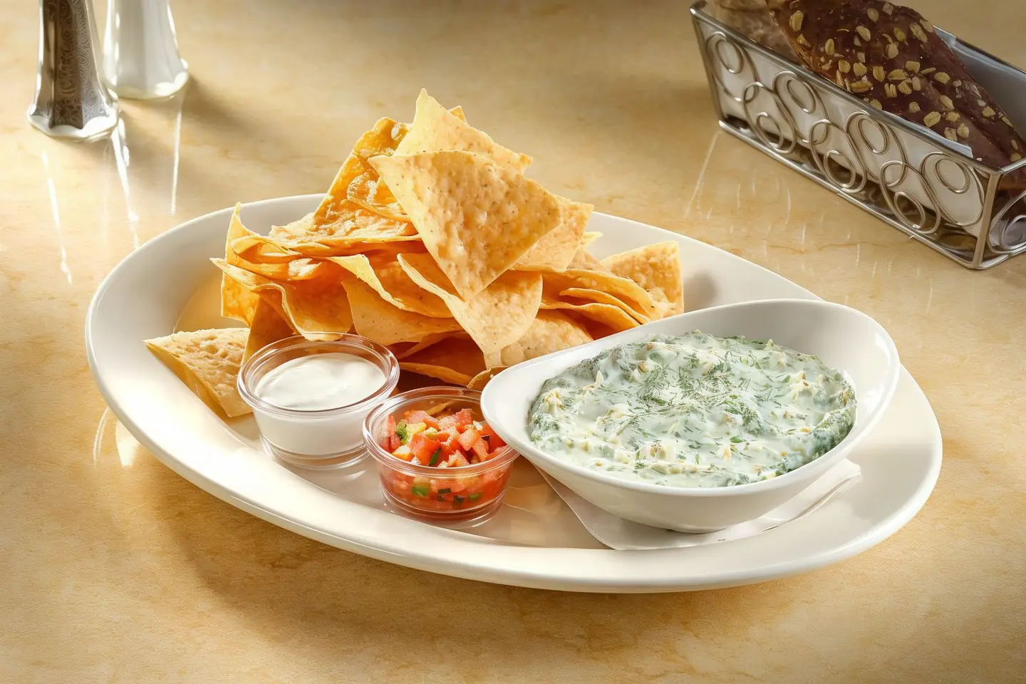Hot Spinach And Cheese Dip