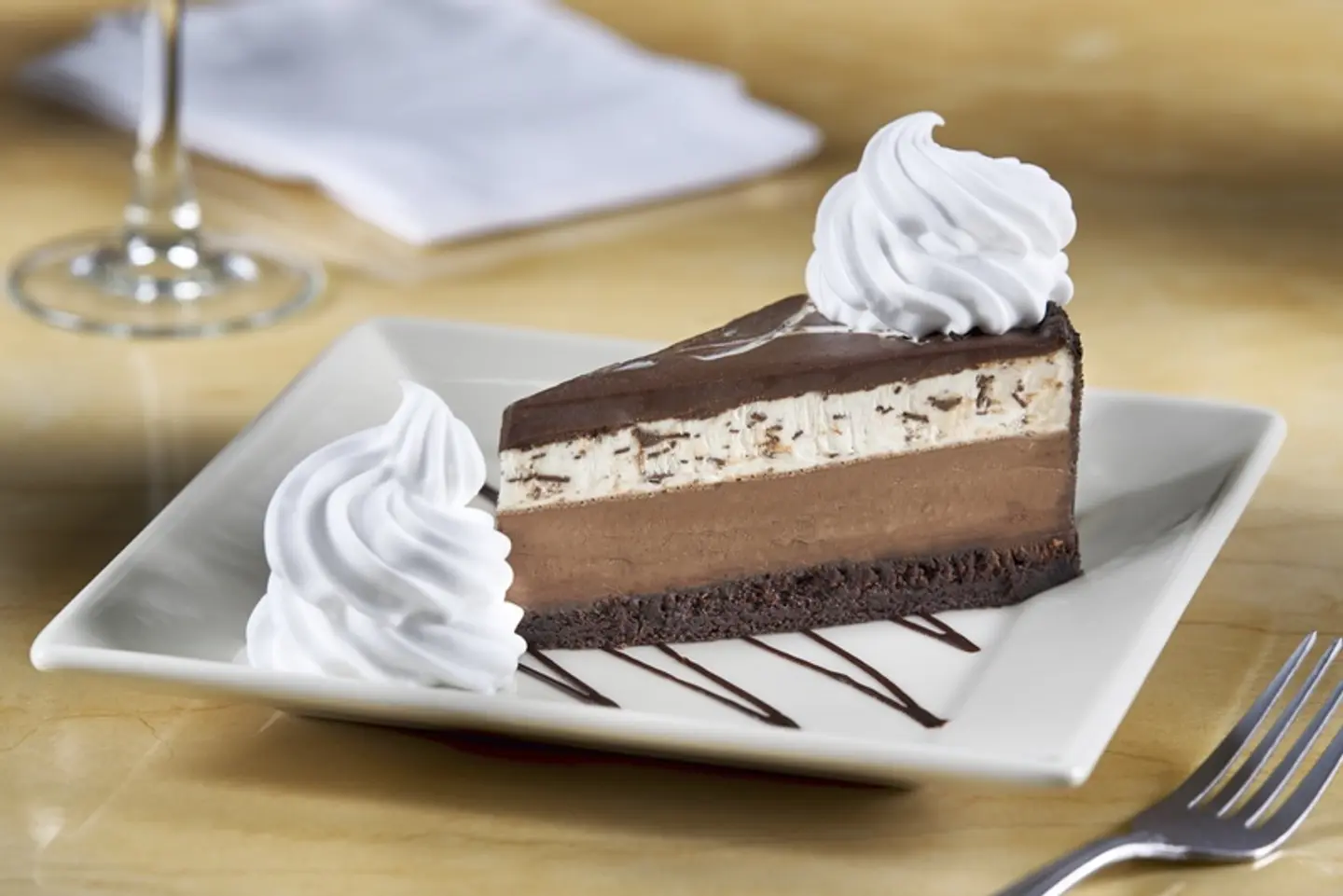 Chocolate Tuxedo Cream Cheesecake