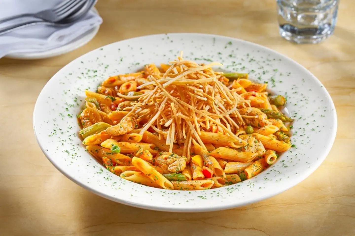 باستا دجاج الشيبوتلي الحار