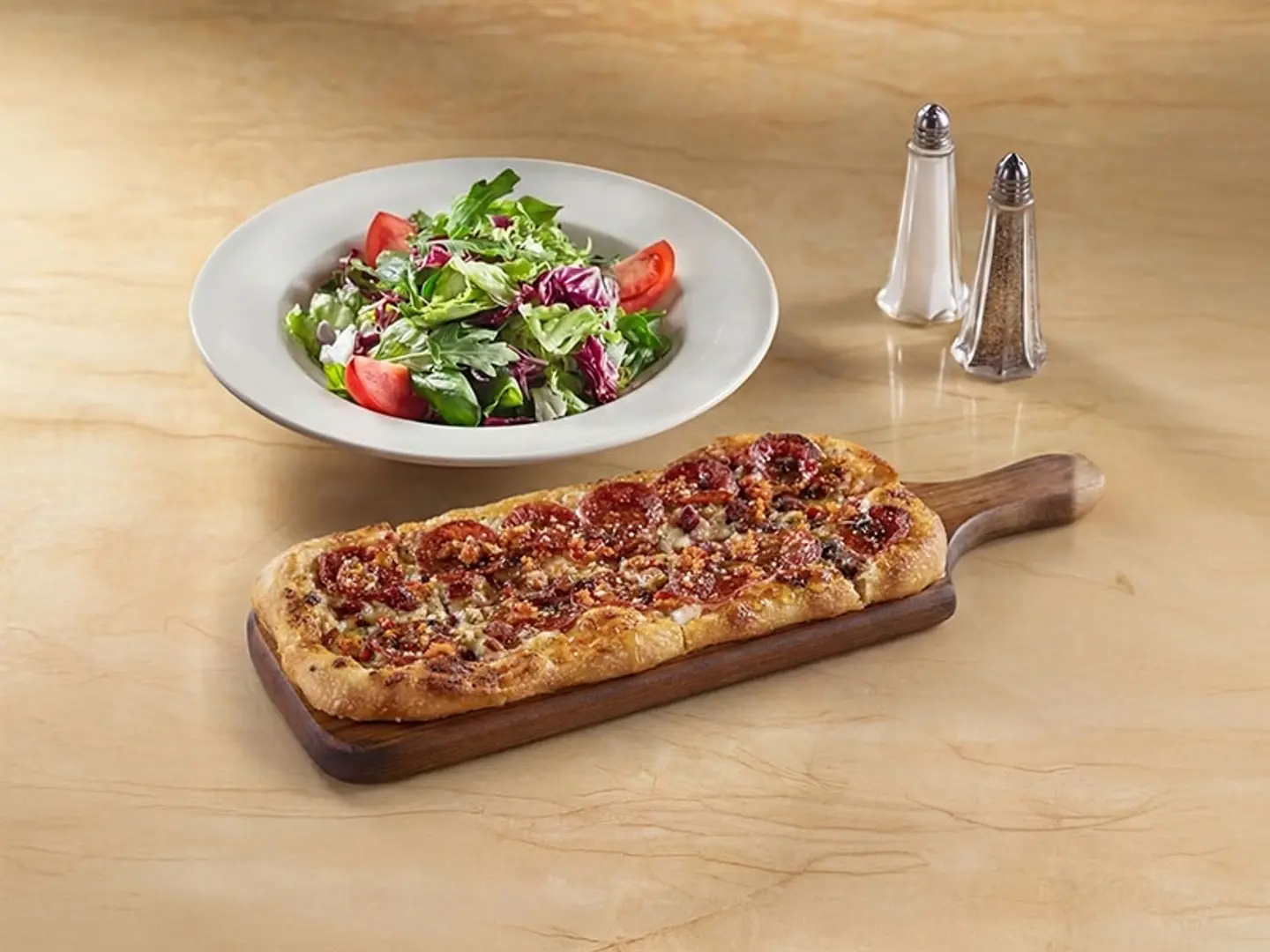 Lunch Bee Sting Flatbread And Salad