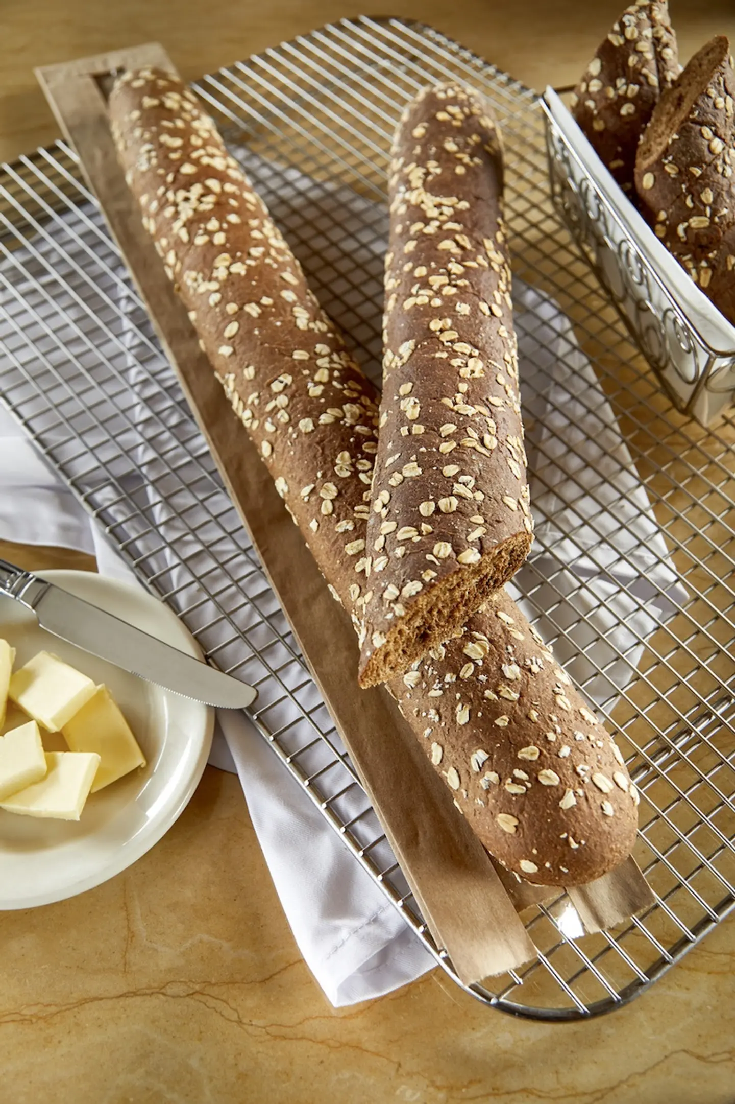 باجيت كامل من الطحين الأبيض