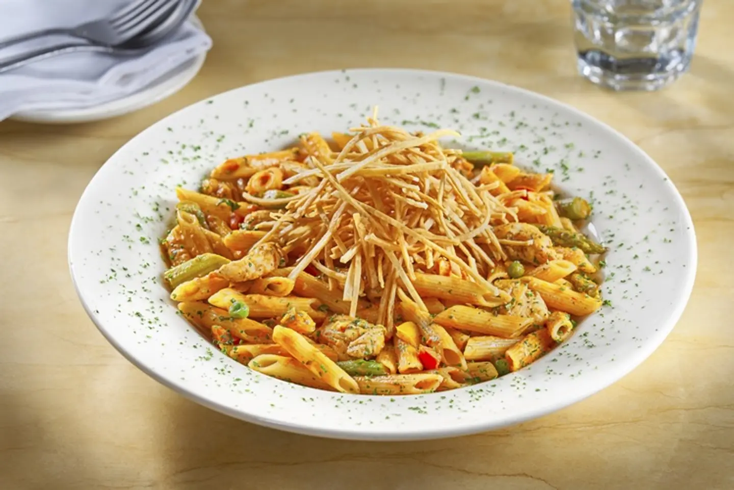 باستا دجاج الشيبوتلي الحار