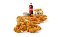 وجبة ١٠ قطع بروستد دجاج و١٠ قطع تندرز - بطاطس عائلي