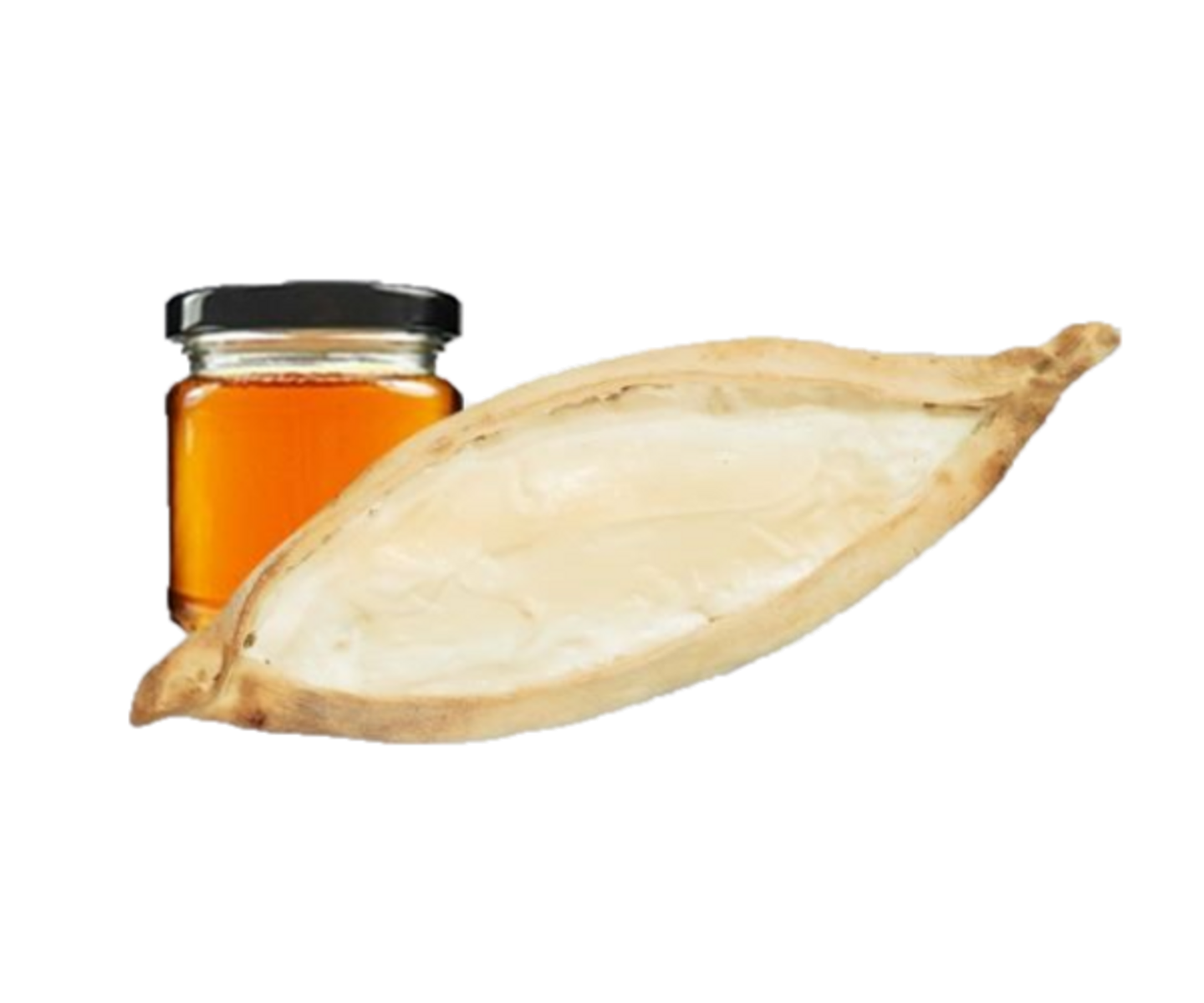 لبنة مع عسل