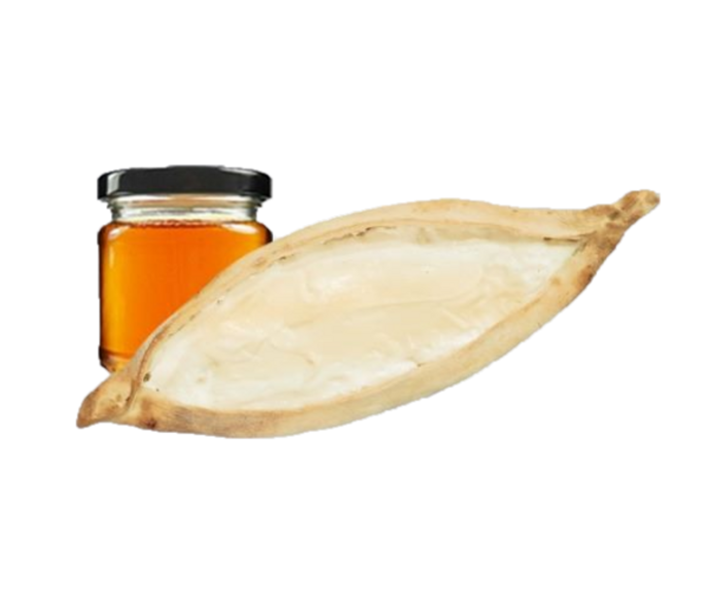 لبنة مع عسل