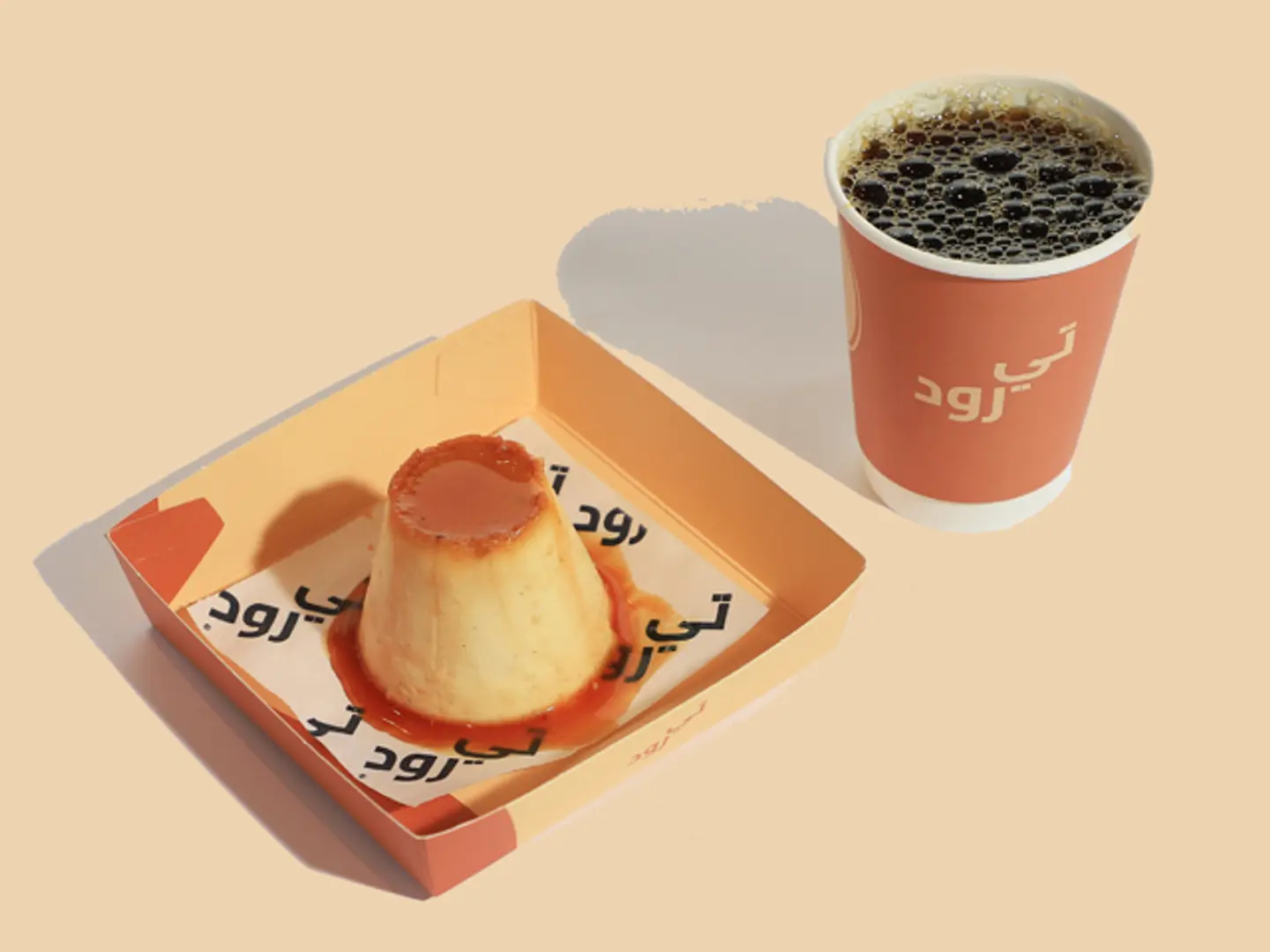 كريم كراميل وقهوة اليوم