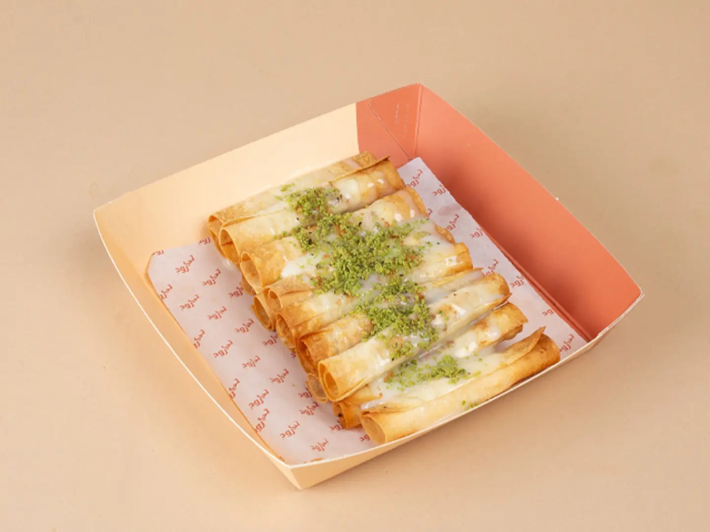 أصابع الجبن بالفستق