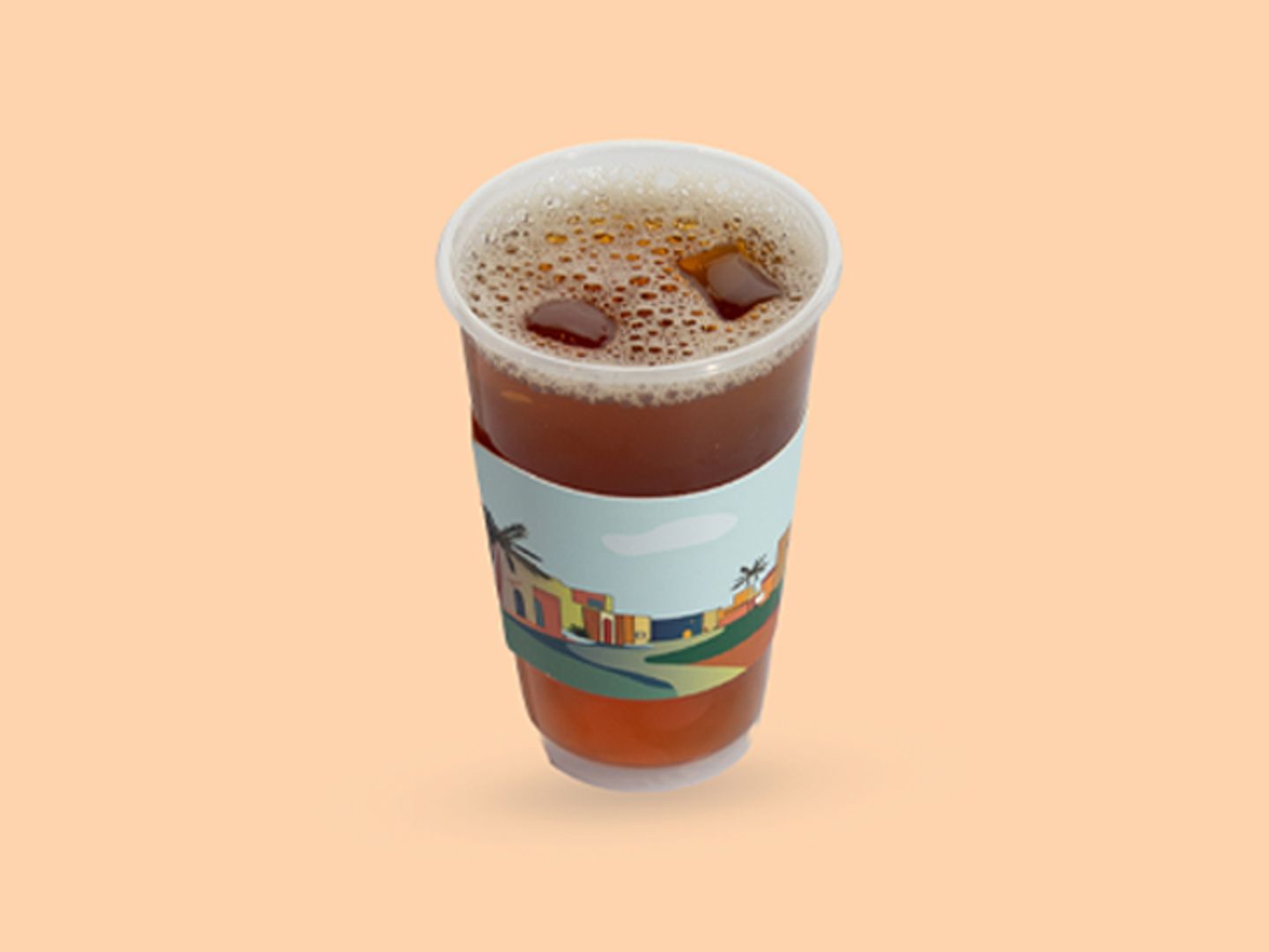 شاي الخوخ المثلج