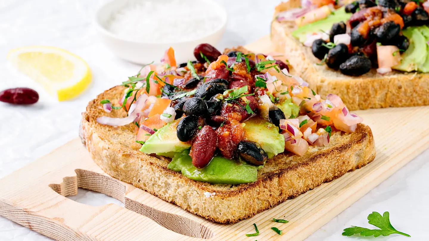 Mexican Beans & Avocado Toast