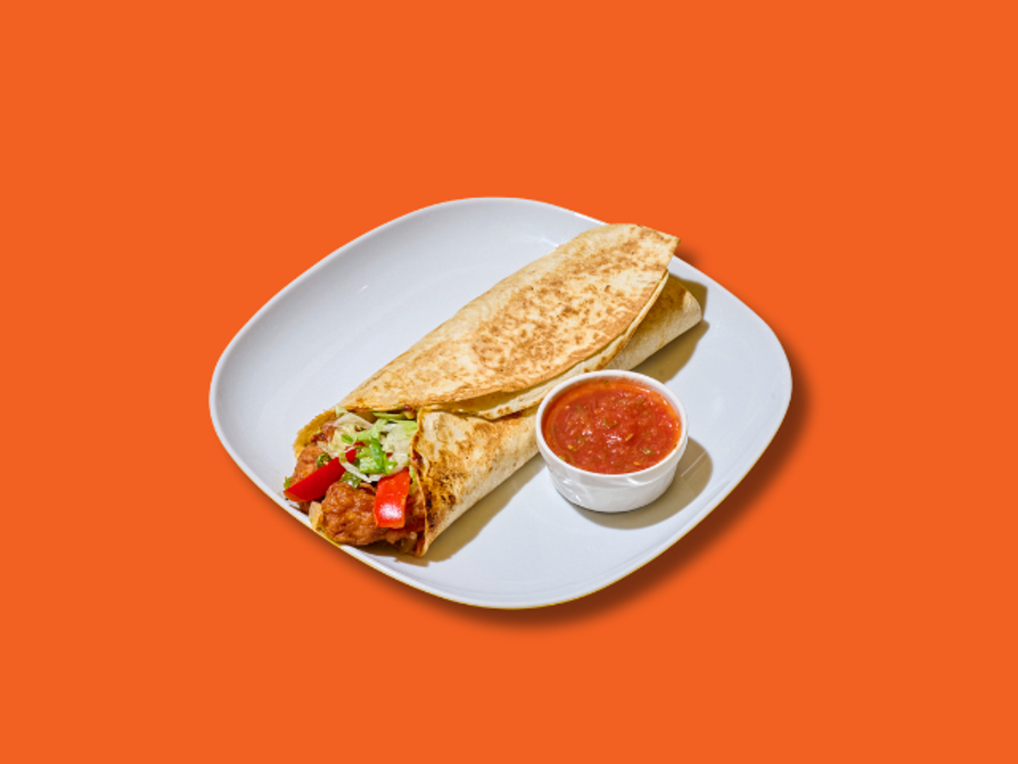 Crispy Chicken Burrito