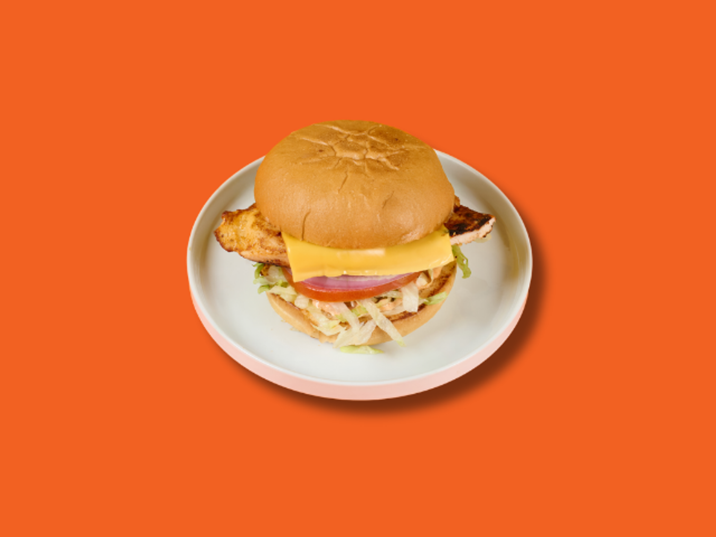 Flamed Bbq Chicken Burger