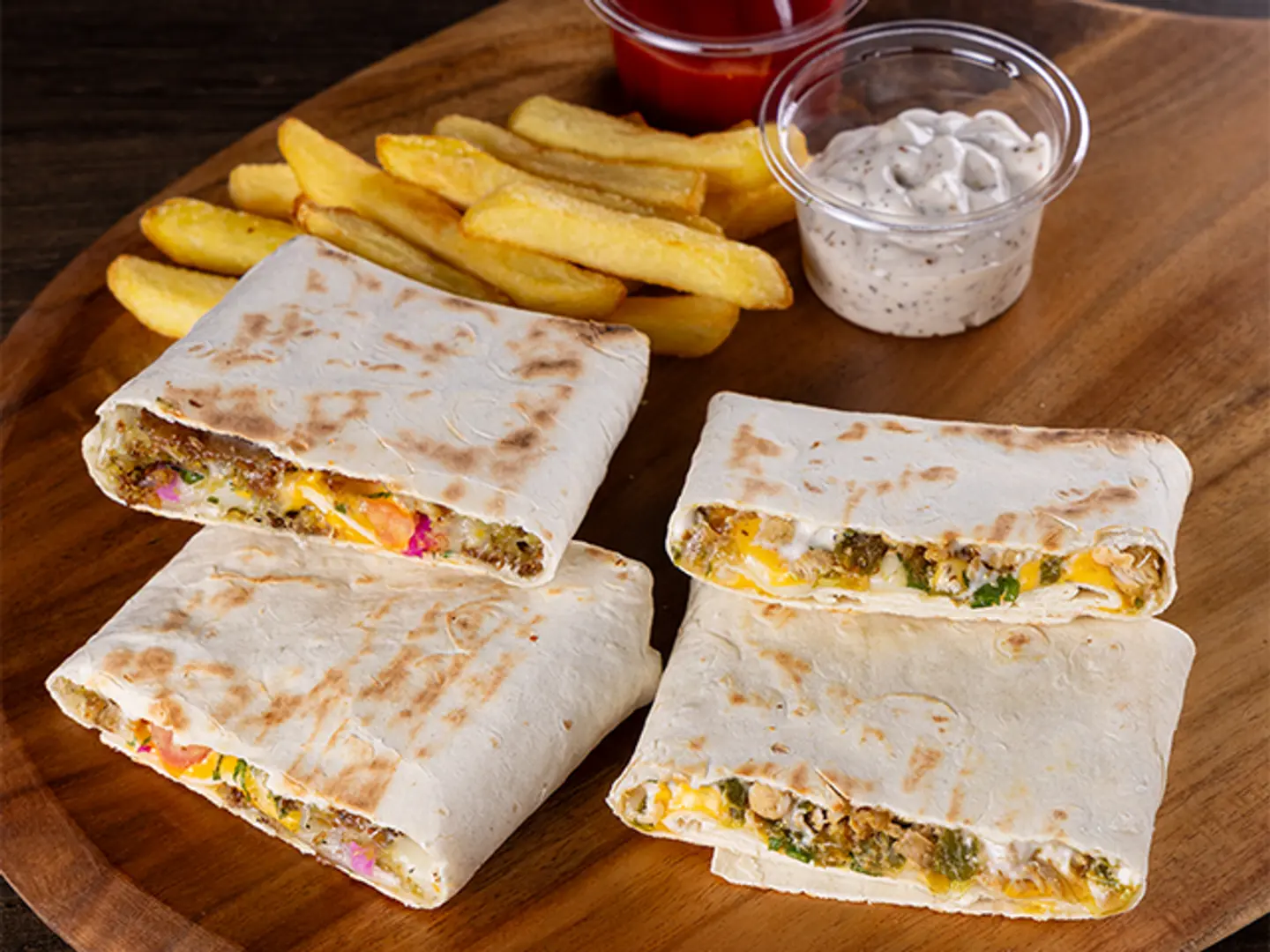 بوكس فطيرة الفلافل والدجاج