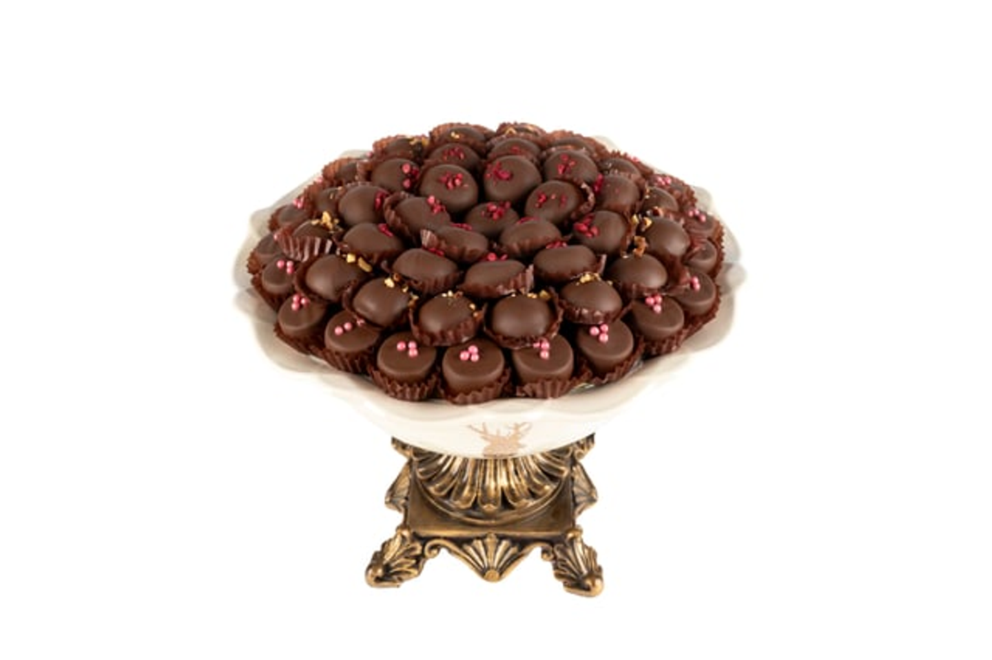 صينية ريزن بقاعدة ذهبي 10005068