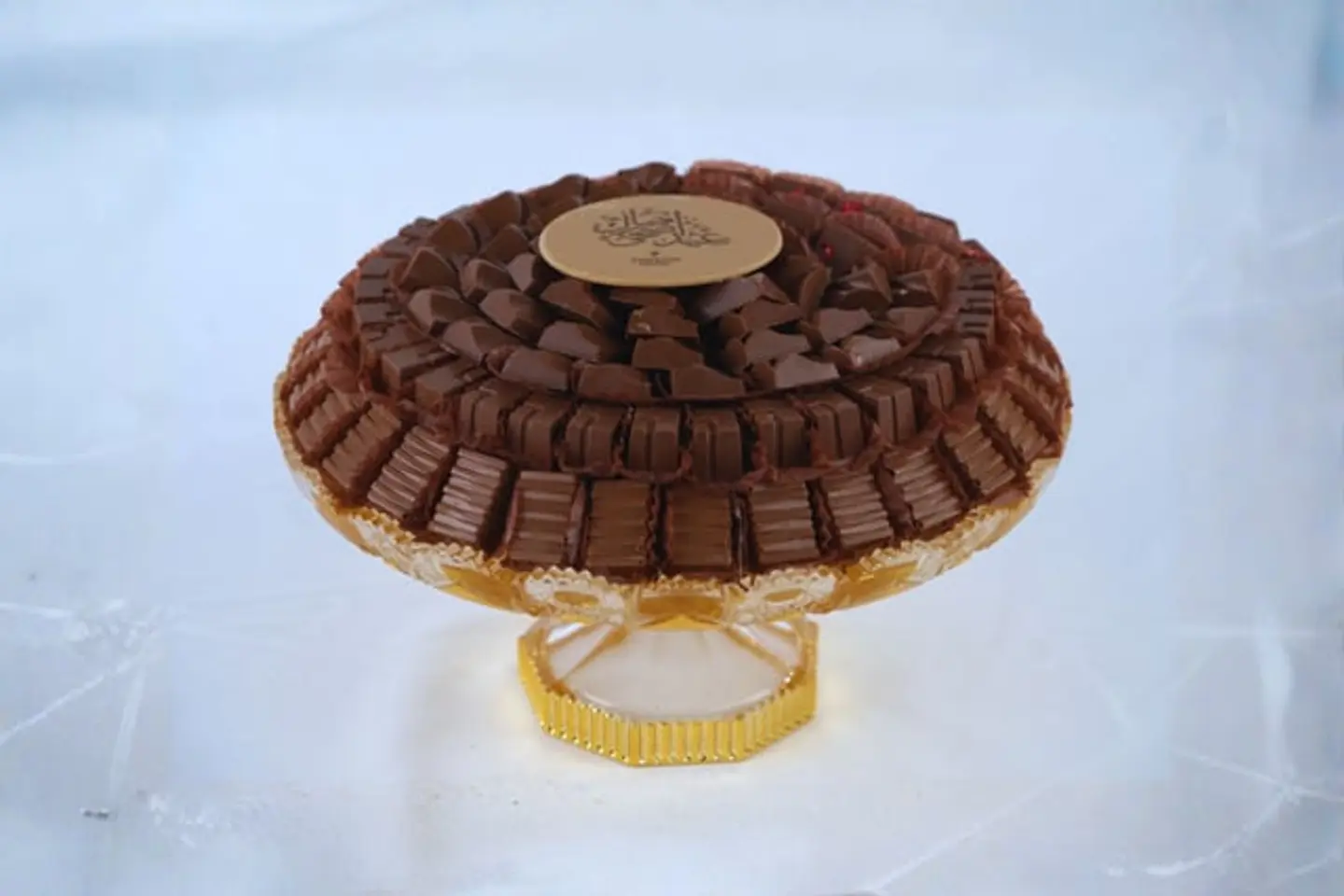 Gold Glass Tray, Cup 5393