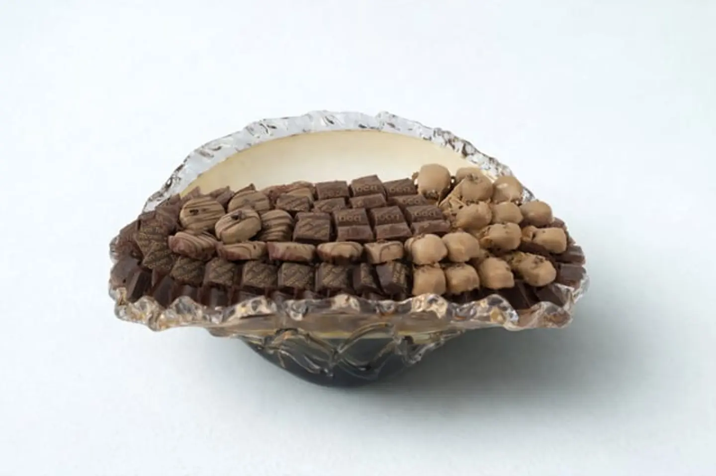 Luxury Curved Glass Tray 5391