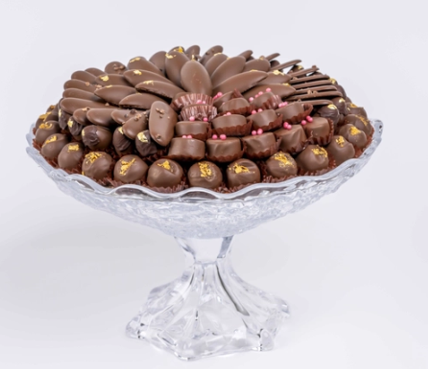 Round Transparent Glass Tray 10005040