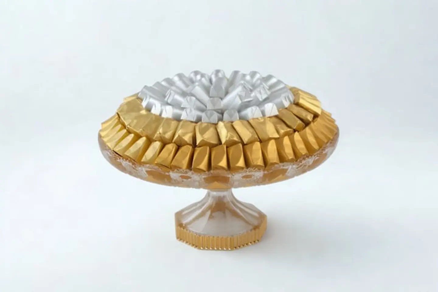 Glass Wrapped Tray Cup 5404