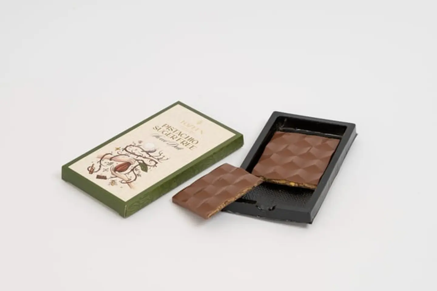 Pistachio Chocolate Bar (No Artificial Sugar) 290188