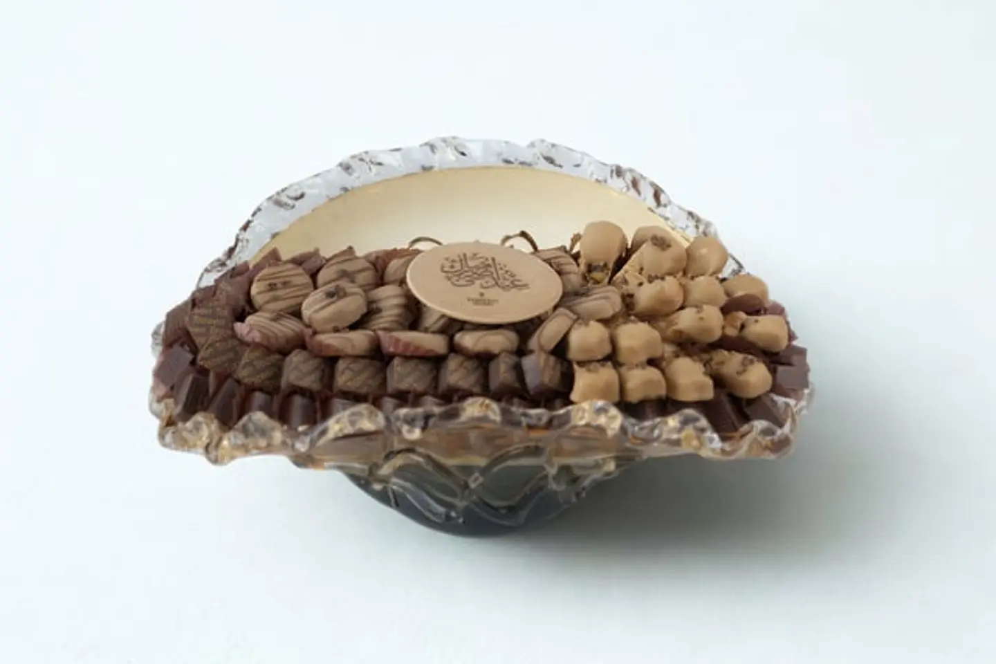 صينية زجاج منحني فاخرة 5391