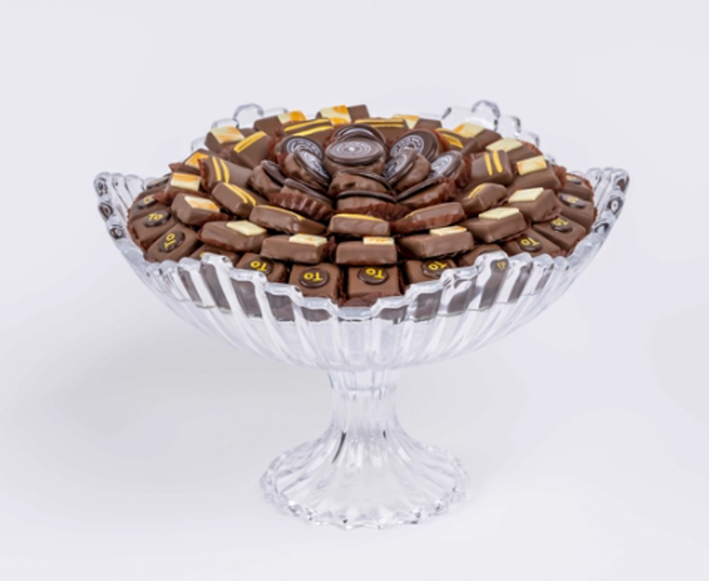 Ribbed Clear Glass Tray 10005032
