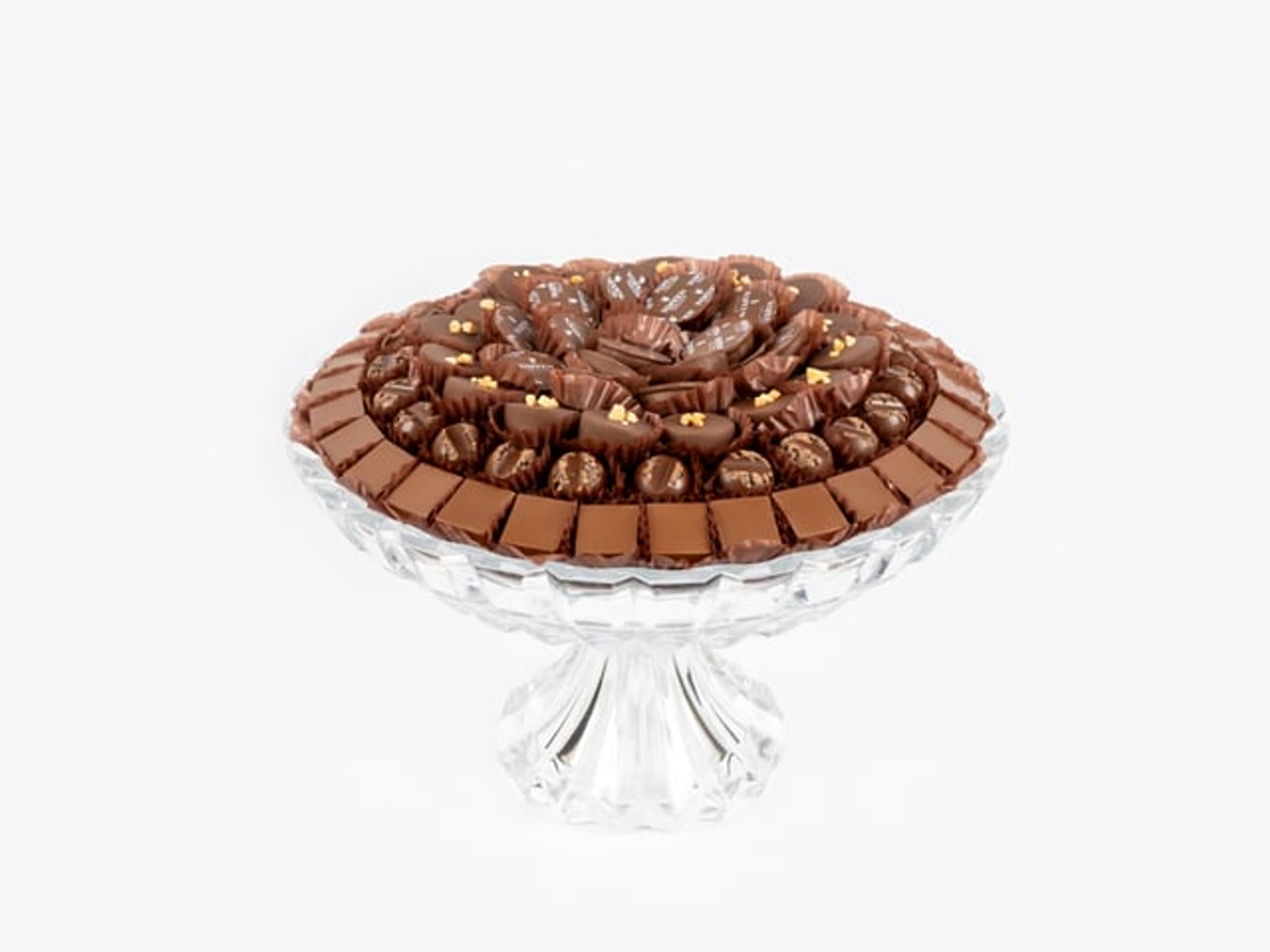 High White Glass Tray 5134