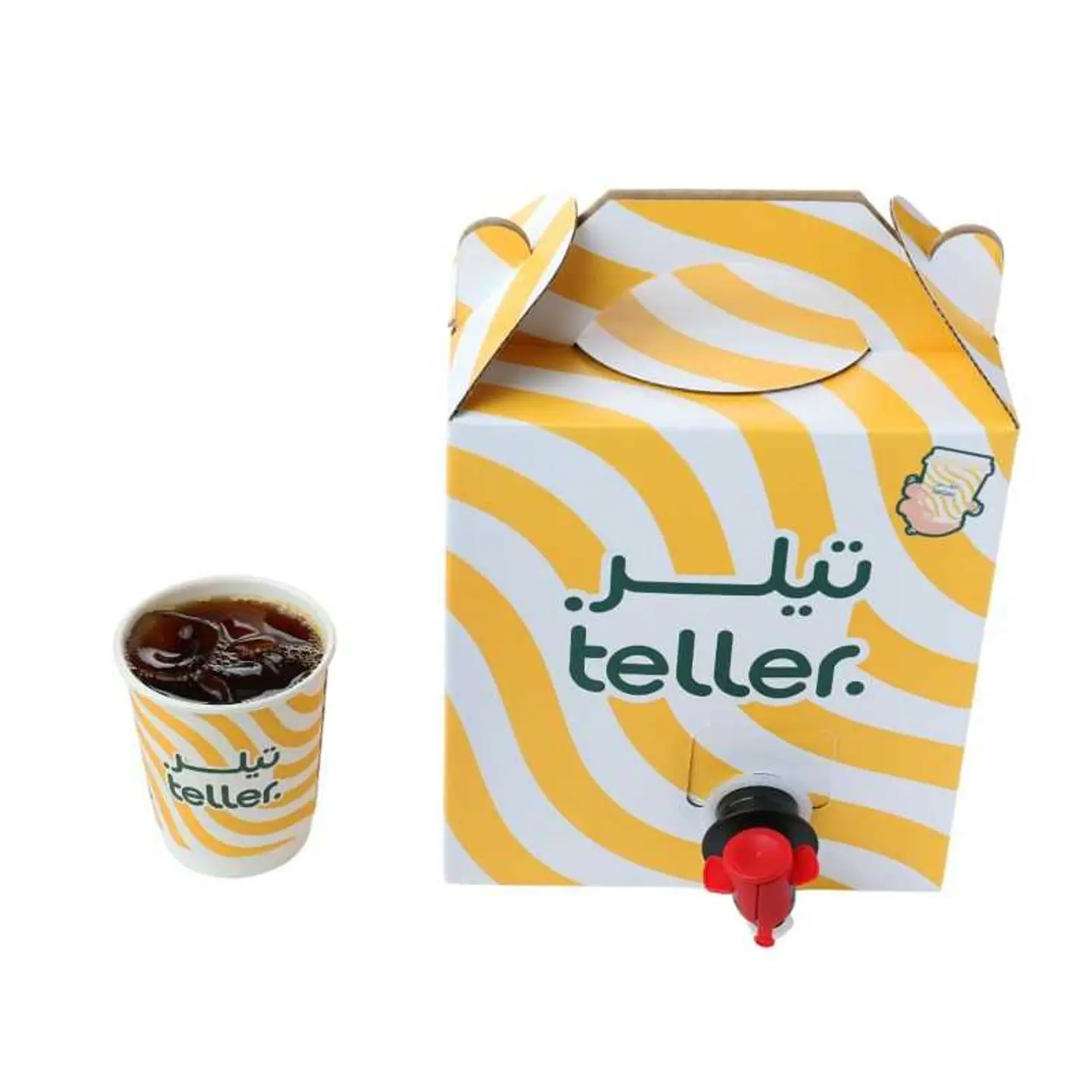 بوكس قهوة مقطرة 2 لتر حار