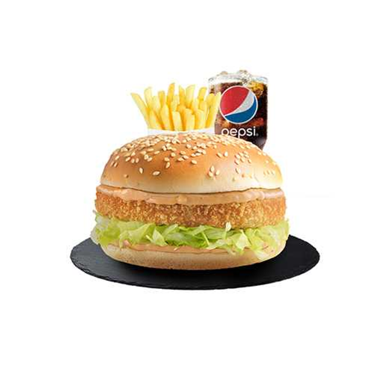 Taza Burger Meal