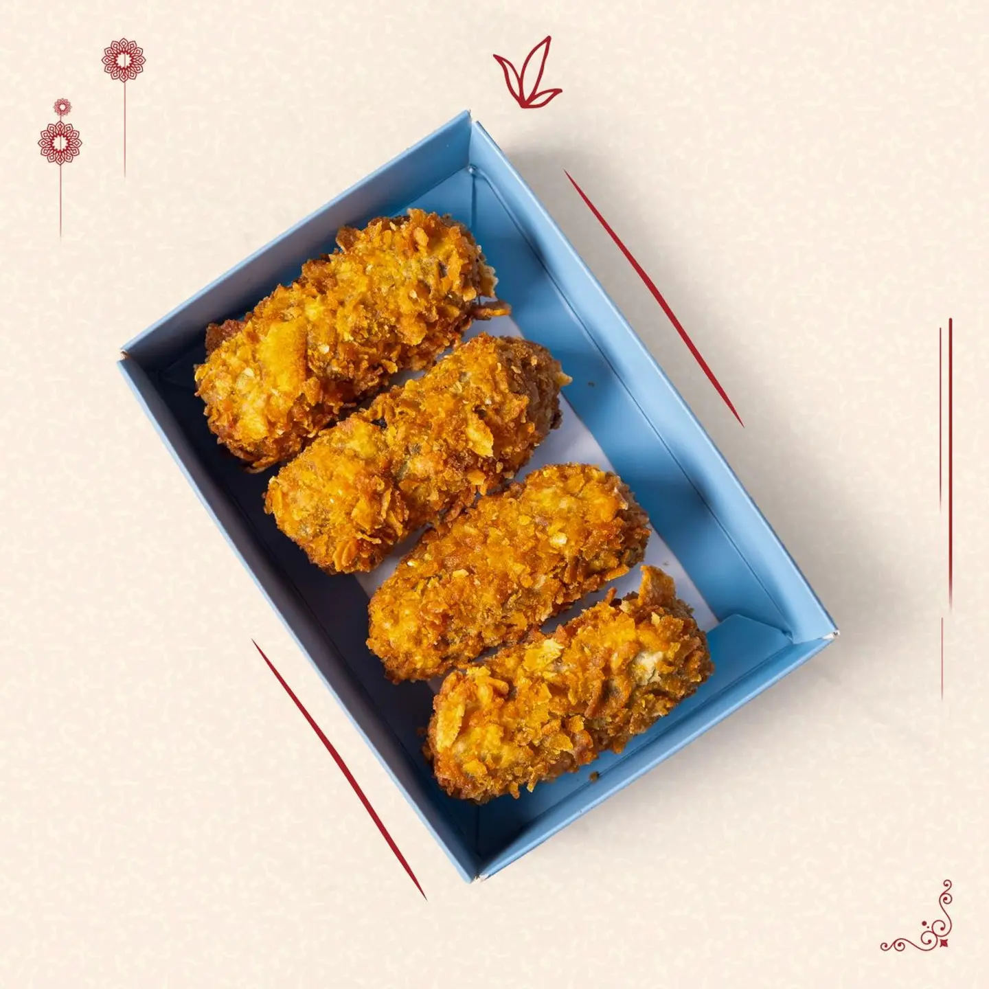 أصابع ورق عنب مقلية