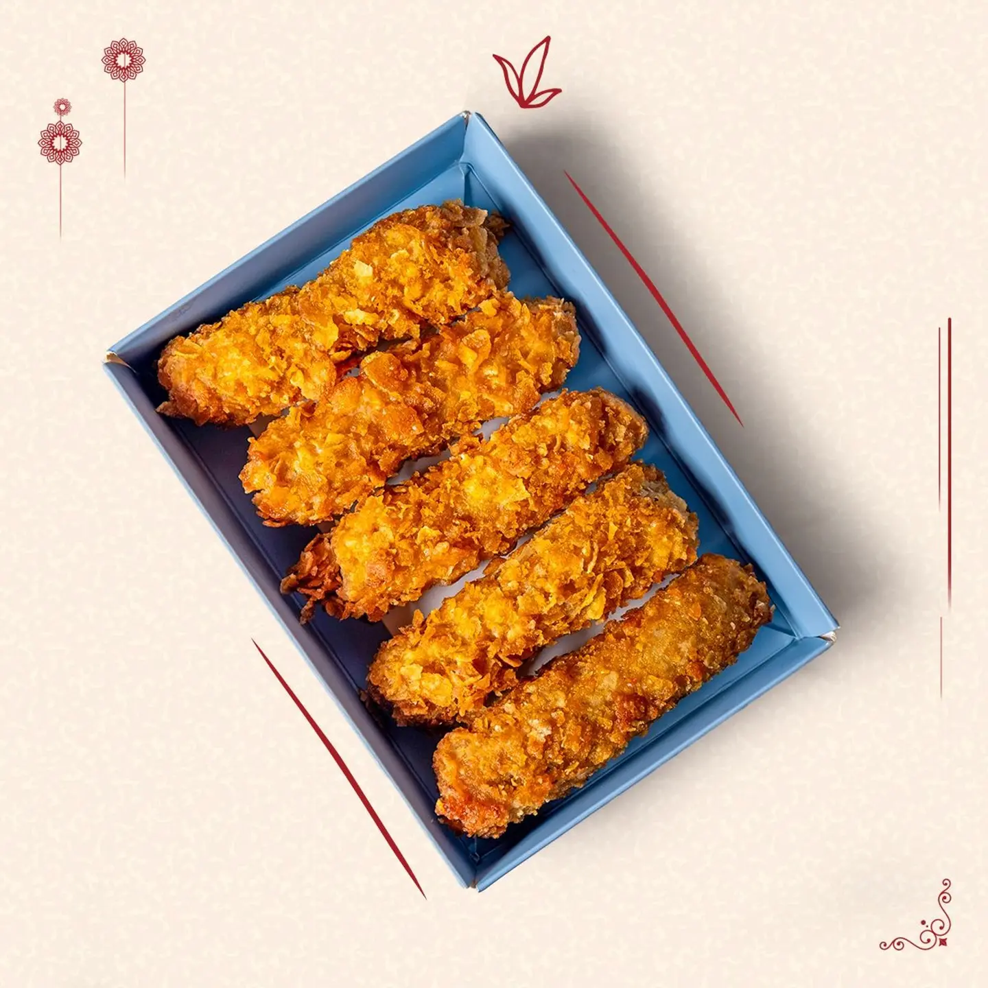 أصابع ملفوف مقلية