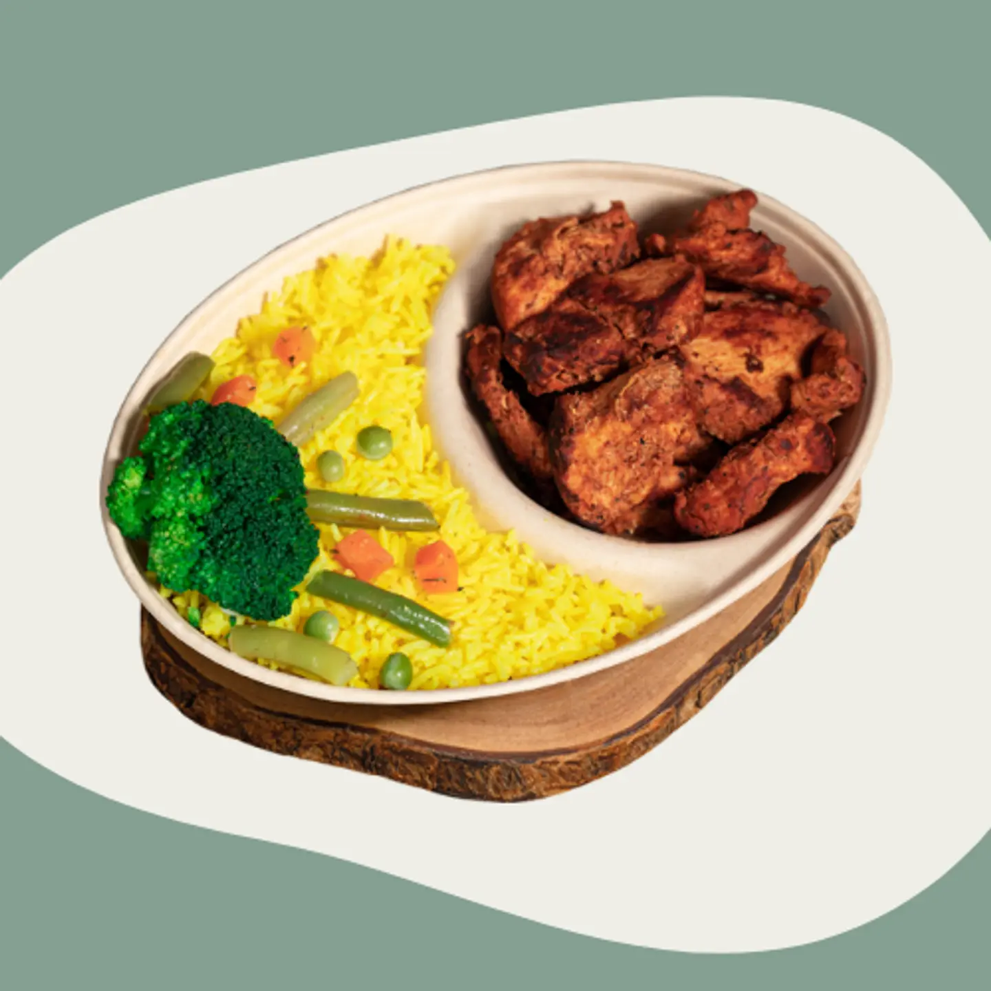 فت دجاج شيش طاووق