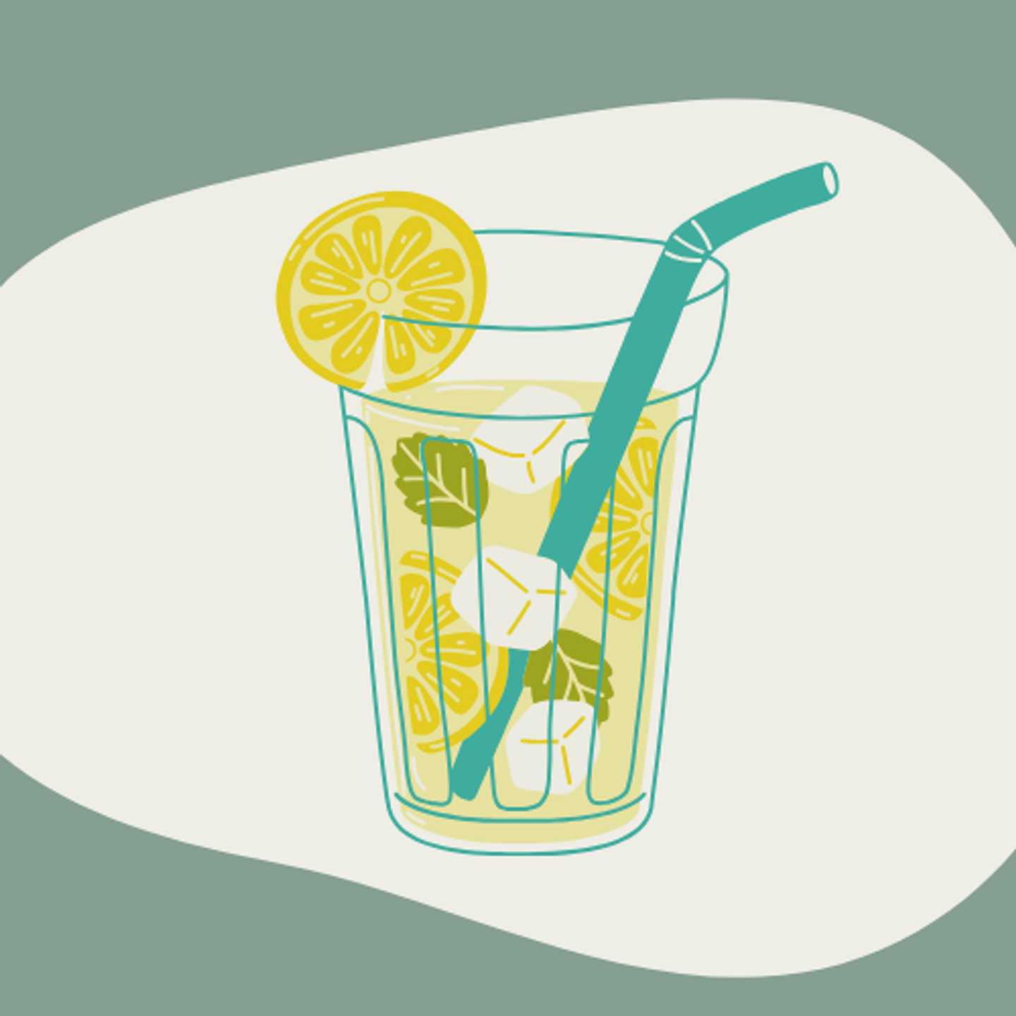 عصير ليمون نعناع طازج