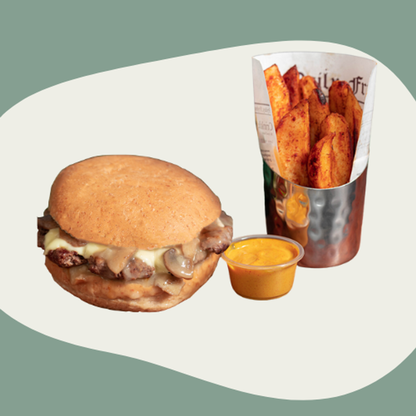 Mushroom Beef Burger