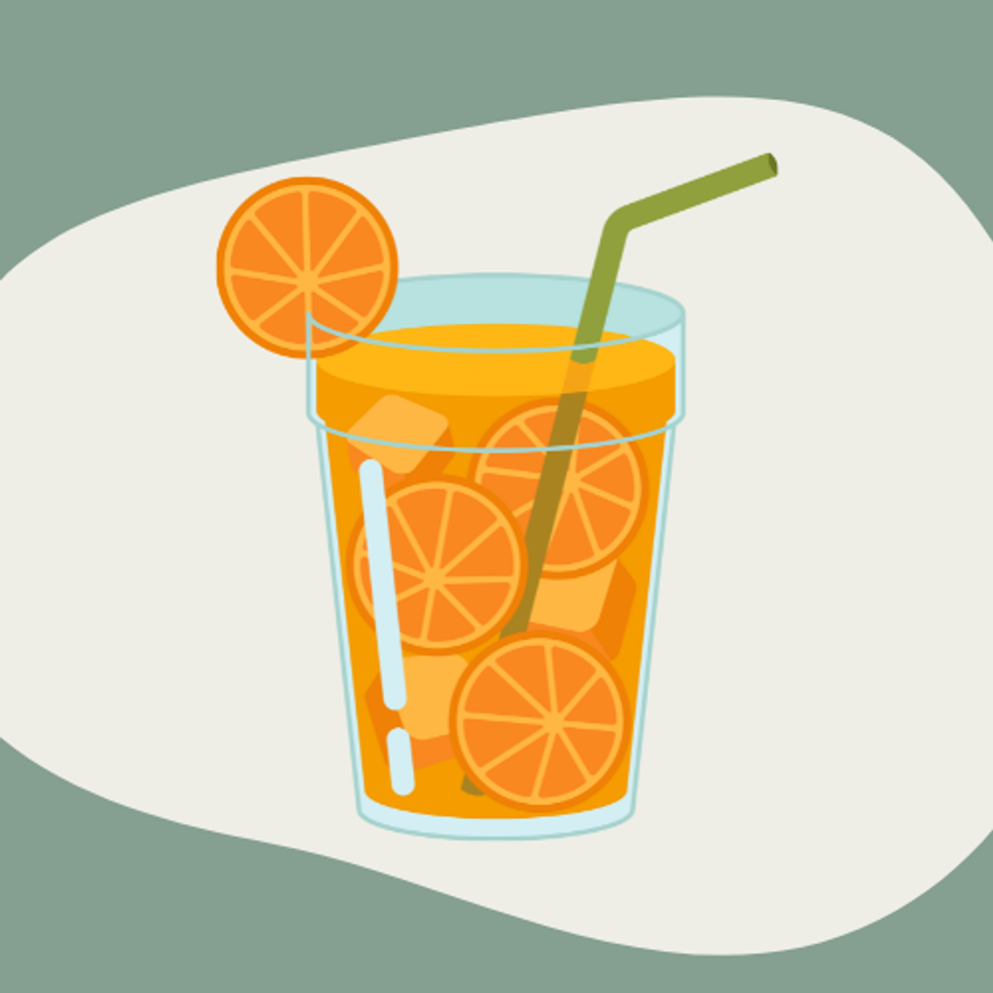 عصير برتقال طازج